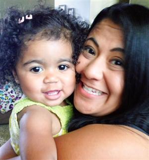 Emelia and Mom 